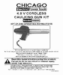 Harbor Freight Tools Caulking Gun 94849-page_pdf